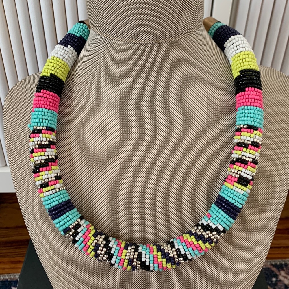 NWT - Beaded Multi-Color Beaded Necklace